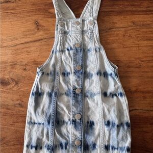 GAP Denim Light Blue Overalls Dress